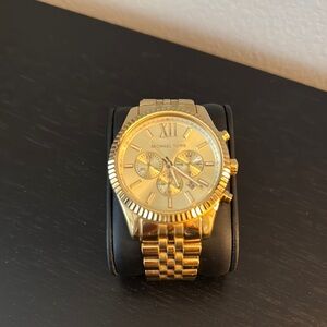 Michael Kors Men's Gold Chronograph Watch